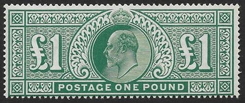 SG320 £1 Deep Green Somerset House Printing Unmounted Mint (Stock E70007)