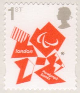SG3250 1st Class Paralympic Definitive Stamp Self Adhesive DLR Print