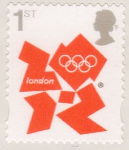 SG3251 1st Class Olympic Definitive Stamp Self Adhesive DLR Print