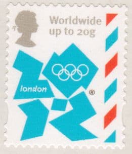 SG3253 Worldwide up to 20g Olympic Definitive Stamp Self Adhesive DLR Print