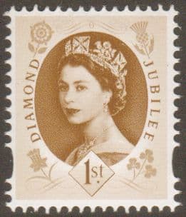 SG3329 1st Class Diamond Jubilee Wilding Definitive Stamp