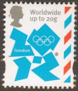 SG3339 Worldwide up to 20g Olympic Definitive Stamp Gummed Cartor Print
