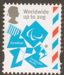 SG3340 Worldwide up to 20g Paralympic Definitive Stamp Gummed Cartor Print