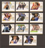 SG3342-3370 2012 Olympic Gold Medal Winners Stamp Set