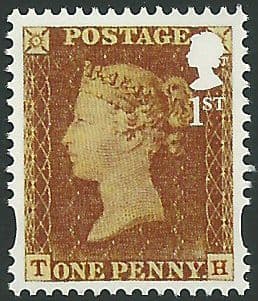 SG3808 2016 1st Class Penny Red Definitive Stamp (Gummed)