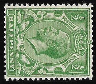 SG418aWi ½d SIDEWAYS INVERTED WATERMARK Unmounted Mint  (1924 Block Cypher)
