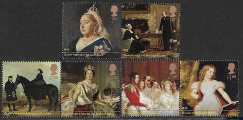 SG4219-4224  2019 Queen Victoria Bicentenary Stamp Set