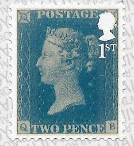 SG4331 2020 2d Blue Self Adheisve Stamp