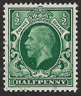 SG439 ½d Green 1934  Photogravure Used   ( King George V  Stamps)