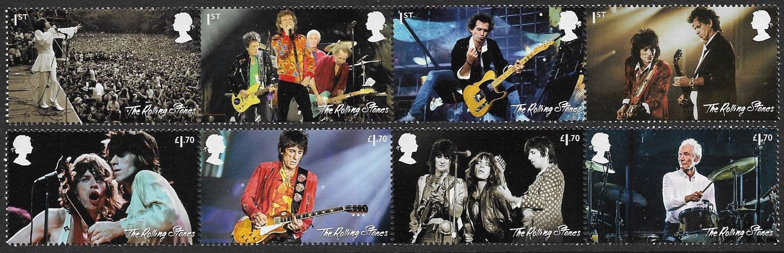 SG46144621 2022 Rolling Stones Stamp Set