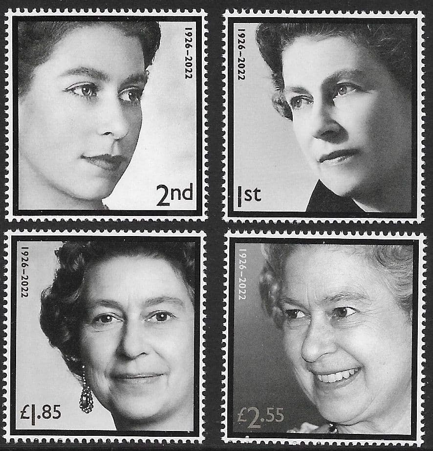 SG47394742 2022 Queen Elizabeth II In Memoriam Stamp Set