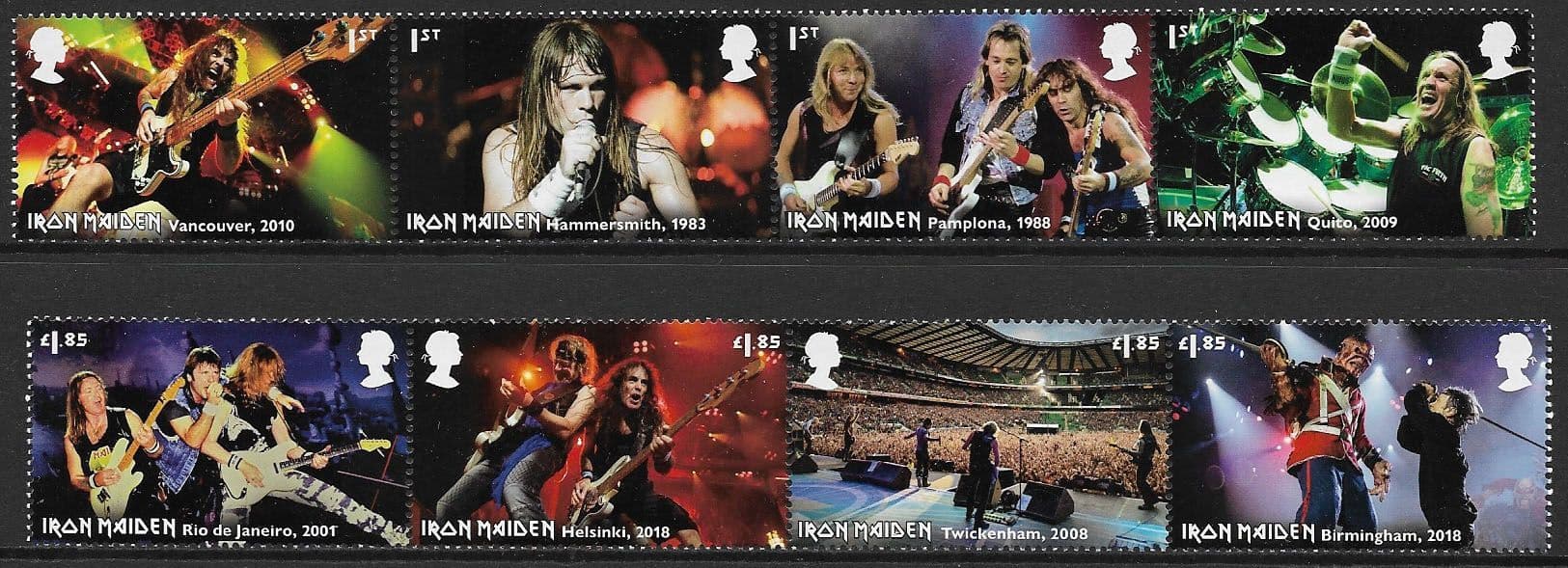 SG47564763 2023 Iron Maiden Stamp Set