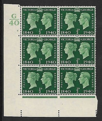 SG479 QCom2 Cylinder 6 No dot Perf E/I Unmounted Mint