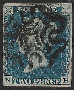 SG5 1840 2d Blue Plate 1 N-H 4 Margins