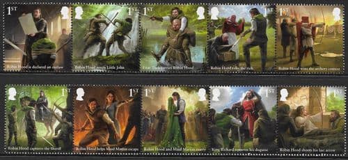 SG5010-5019 2023 Robin Hood Stamp Set