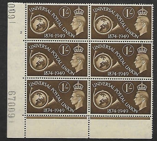 SG502 QCom21 Cylinder 2 No dot Perf E/P Unmounted Mint