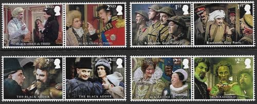 SG5021-5028 2023 Black Adder Stamp Set