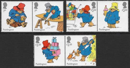 SG5063-5068 2023 Paddington Stamp Set