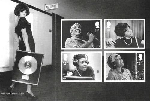 SG5079a Dame Shirley Bassey (2nd Issue) Booklet Pane