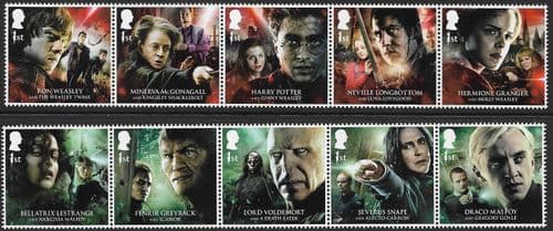SG5083-5092 2023 Harry Potter Stamp Set