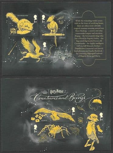 SG5094a & 5097a 2023 Harry Potter (2nd Issue) 2x Booklet Panes)