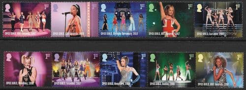 SG5106-5115 2024 Spice Girls Stamp Set
