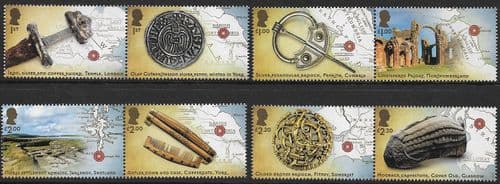 SG5130-5137 2024 Viking Britain Stamp Set