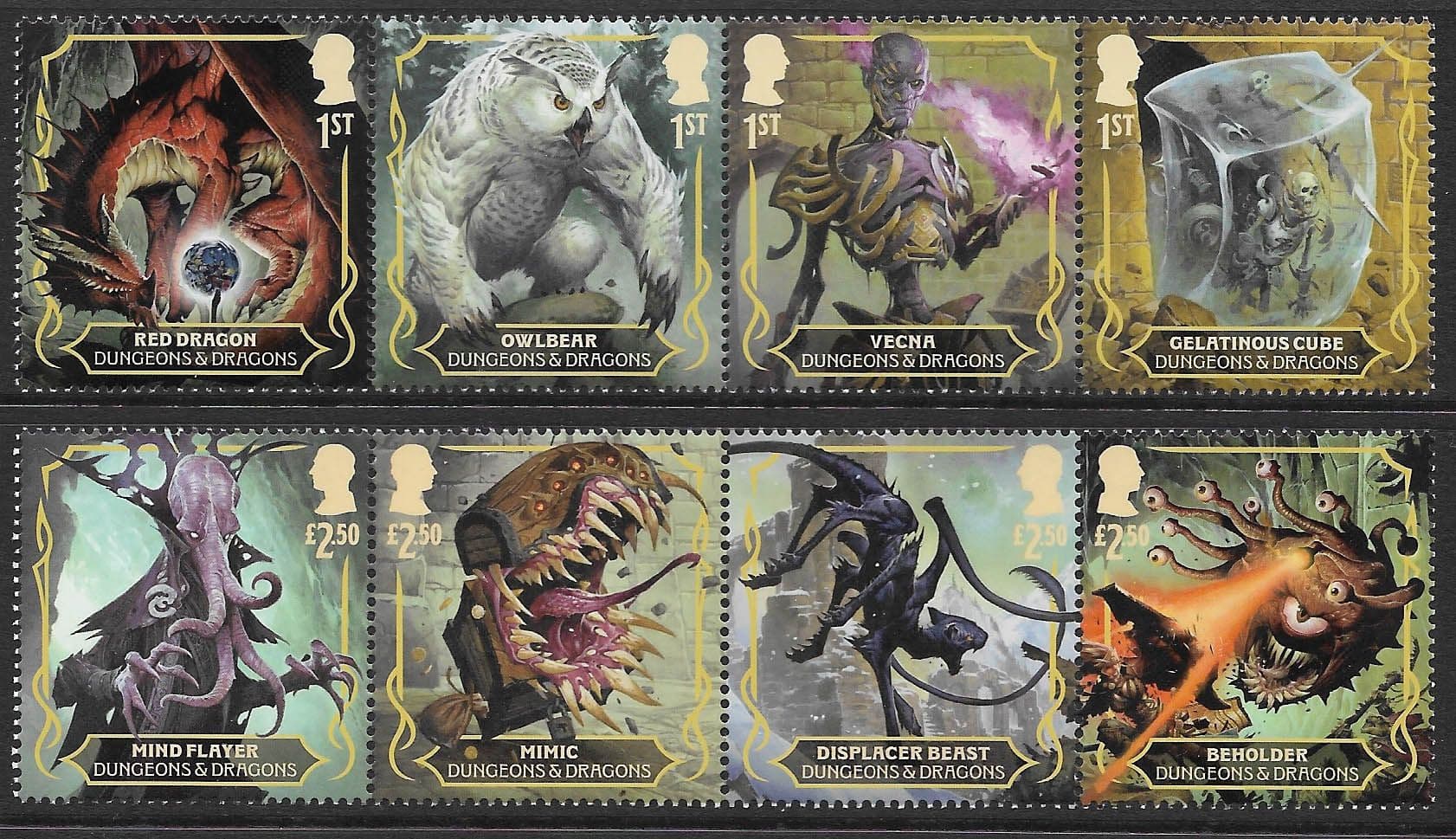 SG51895196 2025 Dungeons and Dragons Stamp Set