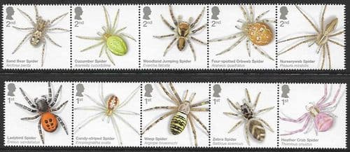 SG5220-5229 2024 Spiders Stamp Set