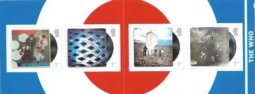 SG5239a 2024 The Who Booklet Pane from CS1 Commemorative Booklet