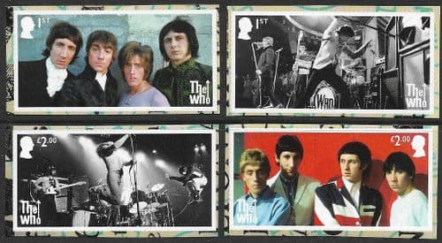 SG5243-5246 2024 The Who (2nd Issue) Set of 4 Singles from Prestige Booklet