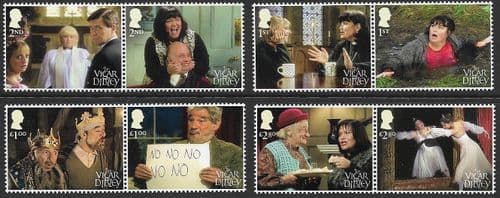 SG5261-5268 2025 The Vicar of Dibley Stamp Set