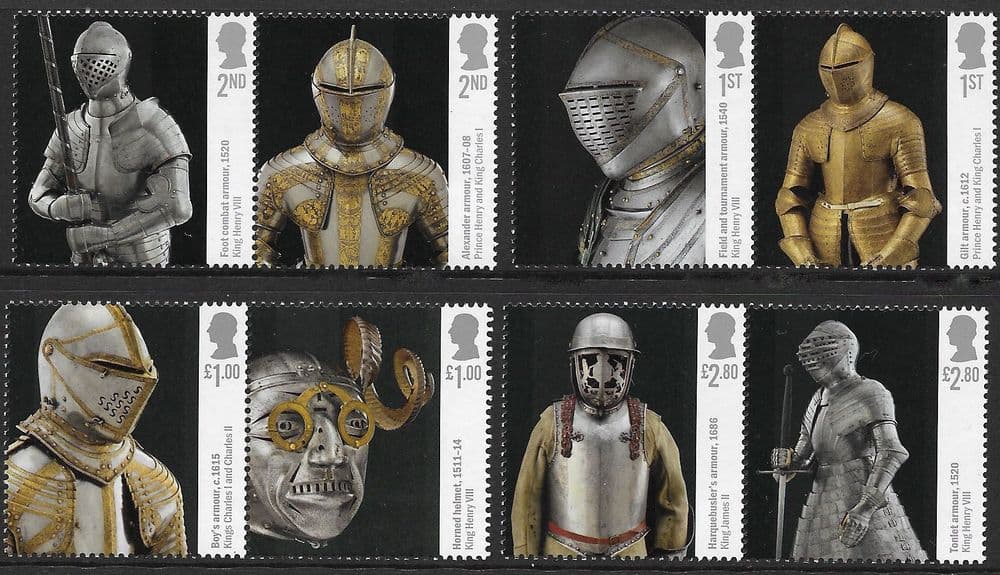 SG5270-5277 2025 Royal Armouries Stamp Set