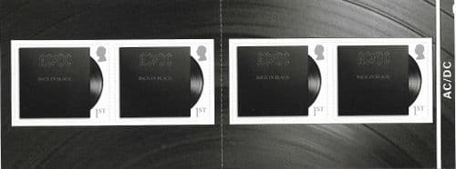 SG5292a 2025 AC/DC Booklet Pane from CS2 Commemorative Booklet