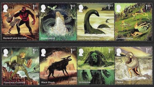 SG5307-5314 2025 Myths and Legends Stamp Set