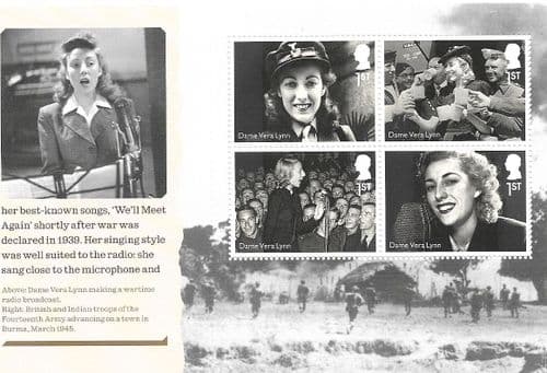 SG5326a 2025 Valour & Victory Stories of World War II (2nd Issue) Booklet Pane