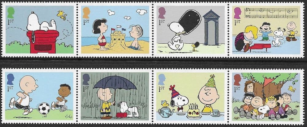 SG5361-5368 2025 Peanuts Stamp Set