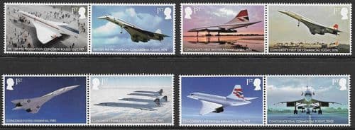 SG5437-5444 2026 Concorde Stamp Set