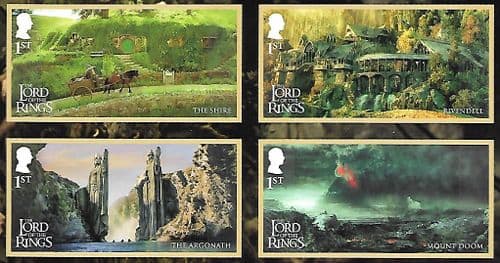 SG5474-5477 2026 Lord of the Rings (2nd Issue) Set of 4 Singles