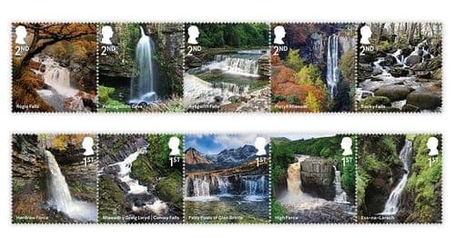 SG5500-5509 2026 Waterfalls Stamp Set