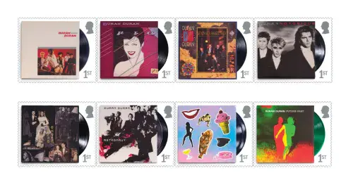 SG5539-5546 2026 Duran Duran Stamp Set