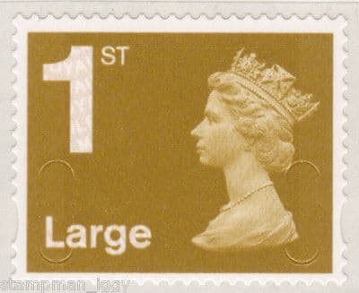 U3001 Security Machin Stamp 1st Large No Source Code Date Code 11