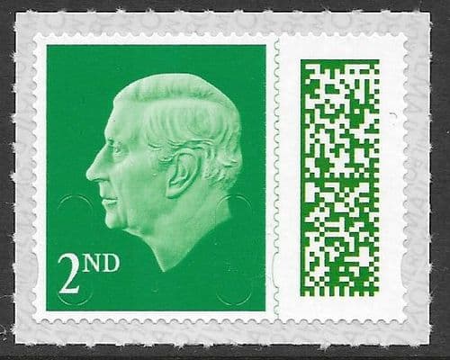 V5000 (25) 2nd Class Small Barcoded Stamp MAIL M25L (No Source Code, Date Code 25)