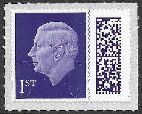 V5001 (24) 1st Class Small Barcoded Stamp MAIL M24L (No Source Code, Date Code 24)