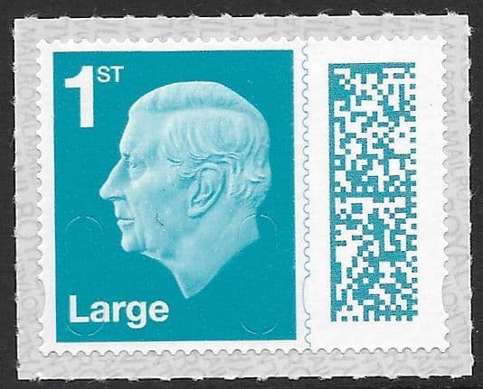 V5003 24 1st Class Large Barcoded Stamp MAIL M24L No Source Code Date ...