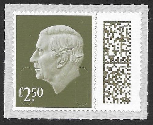 V5026 £2.50 Barcoded Stamp MAIL M24L (No Source Code, Date Code 24)