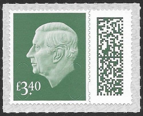 V5031 £3.40 Barcoded Stamp MAIL M25L (No Source Code, Date Code 25)
