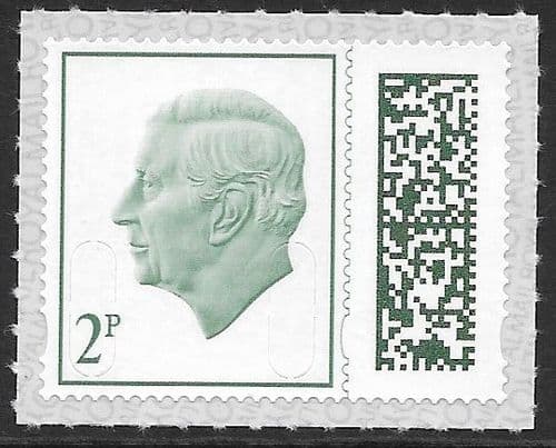V5101 2p Barcoded Stamp MAIL M23L (No Source Code, Date Code 23)