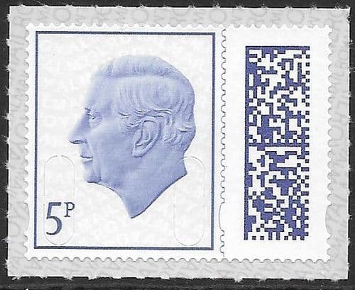 V5105 5p Barcoded Stamp MAIL M23L (No Source Code, Date Code 23)