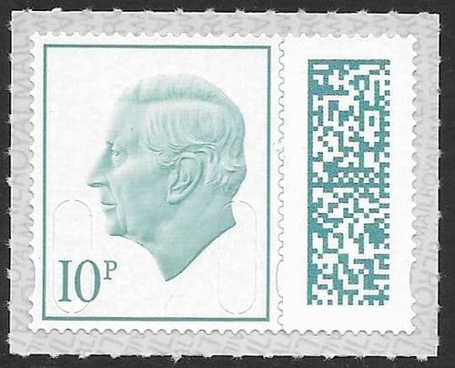 V5110 10p Barcoded Stamp MAIL M23L (No Source Code, Date Code 23)